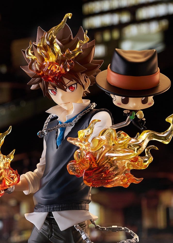 Katekyo Hitman Reborn Pop Up Parade SP PVC-figurer 2-pack Tsunayoshi Sawada & Reborn, 24 cm