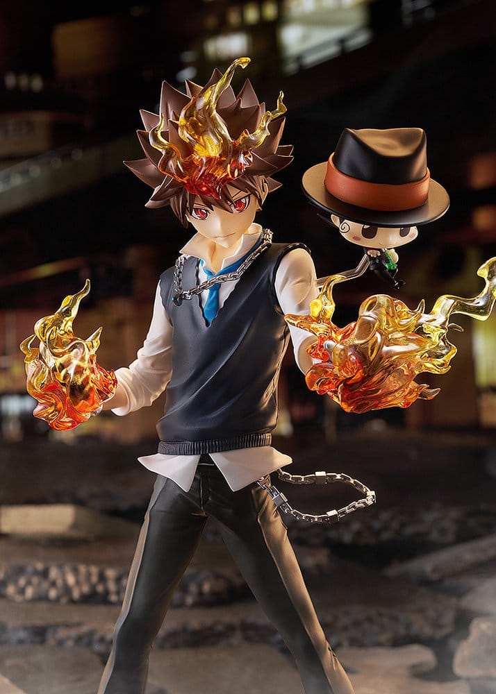 Katekyo Hitman Reborn Pop Up Parade SP PVC-figurer 2-pack Tsunayoshi Sawada & Reborn, 24 cm