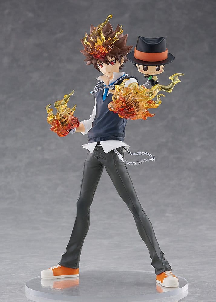 Katekyo Hitman Reborn Pop Up Parade SP PVC-figurer 2-pack Tsunayoshi Sawada & Reborn, 24 cm