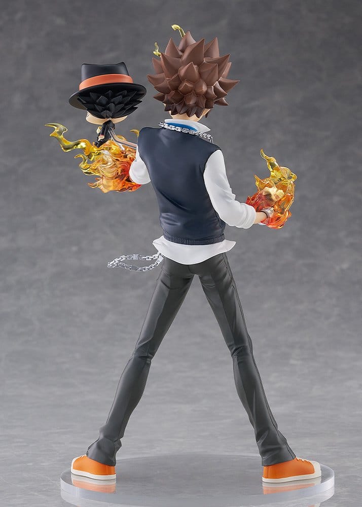 Katekyo Hitman Reborn Pop Up Parade SP PVC-figurer 2-pack Tsunayoshi Sawada & Reborn, 24 cm