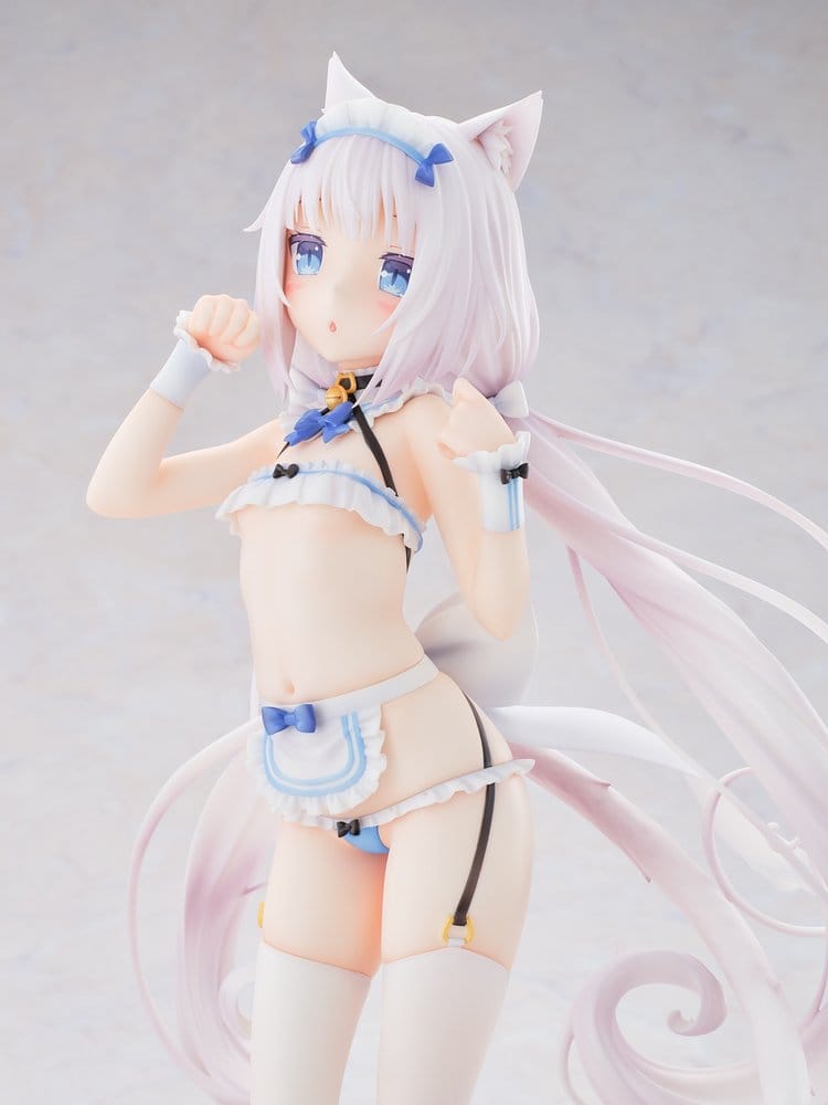 Nekopara PVC-figur 1/5.5 Vanilla Micro Bikini Maid -STD Edition- 29 cm