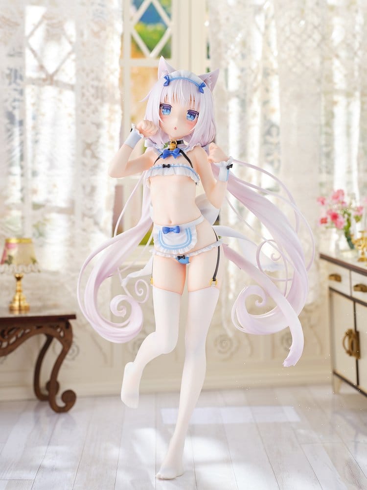 Nekopara PVC-figur 1/5.5 Vanilla Micro Bikini Maid -STD Edition- 29 cm