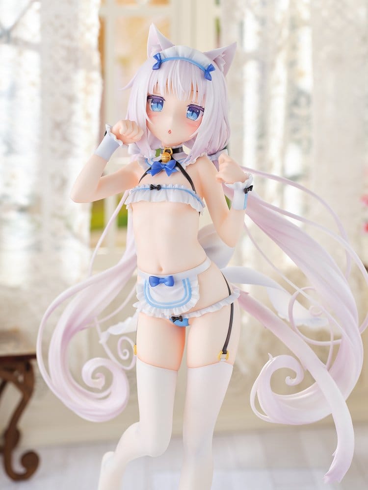 Nekopara PVC-figur 1/5.5 Vanilla Micro Bikini Maid -STD Edition- 29 cm