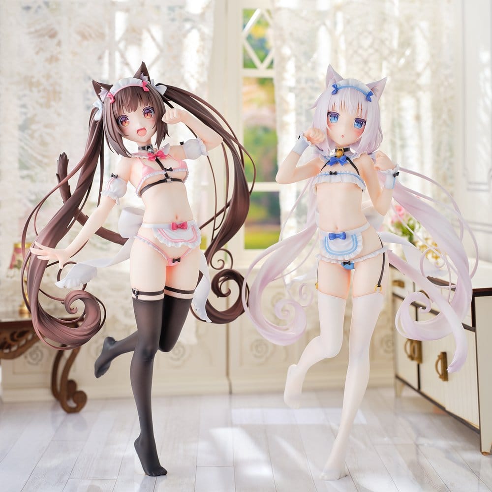 Nekopara PVC-figur 1/5.5 Vanilla Micro Bikini Maid -STD Edition- 29 cm