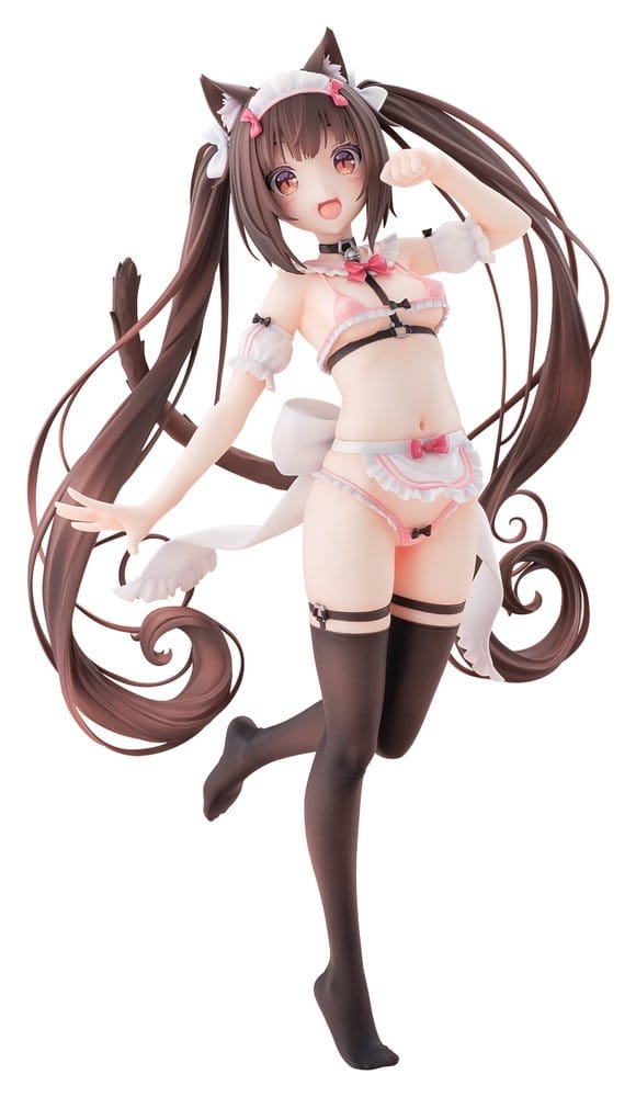 Nekopara PVC-figur 1/5.5 Chocola Micro Bikini Maid -STD Edition- 30 cm