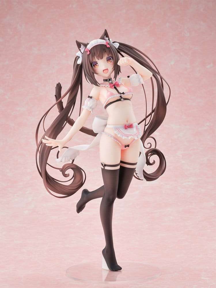 Nekopara PVC-figur 1/5.5 Chocola Micro Bikini Maid -STD Edition- 30 cm