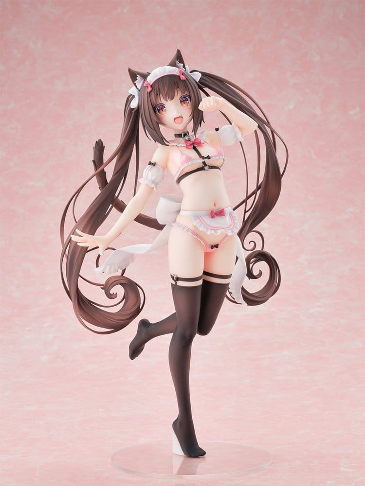 Nekopara PVC-figur 1/5.5 Chocola Micro Bikini Maid -STD Edition- 30 cm