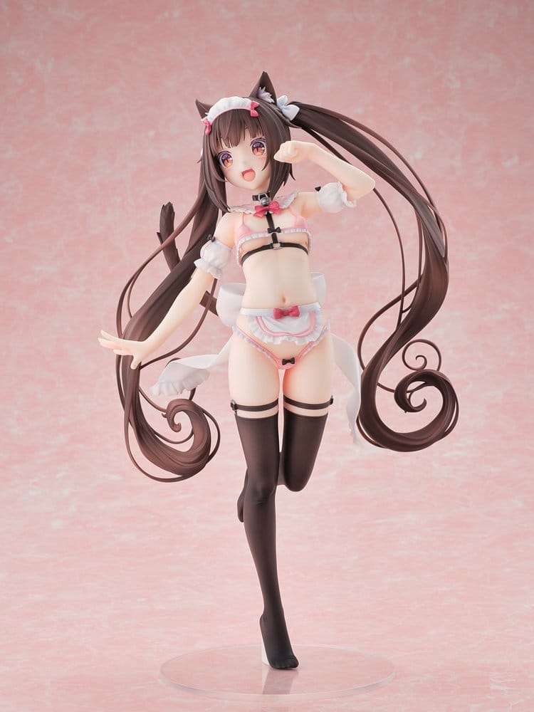 Nekopara PVC Figure 1/5.5 Chocola Micro Bikini Maid -STD Edition- 30 cm