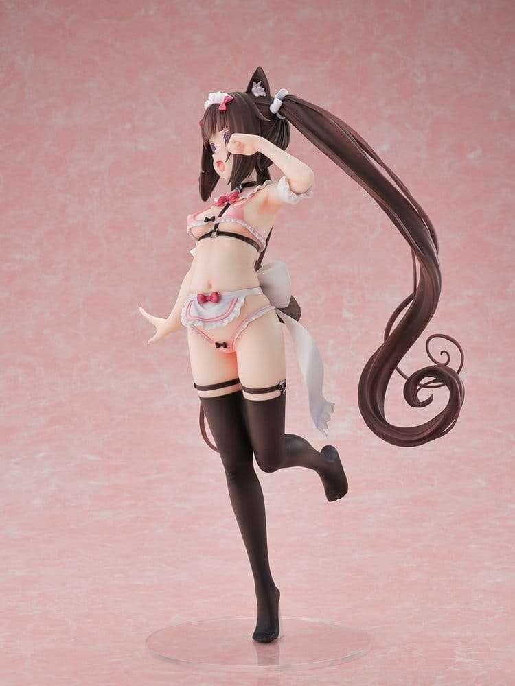 Nekopara PVC-figur 1/5.5 Chocola Micro Bikini Maid -STD Edition- 30 cm