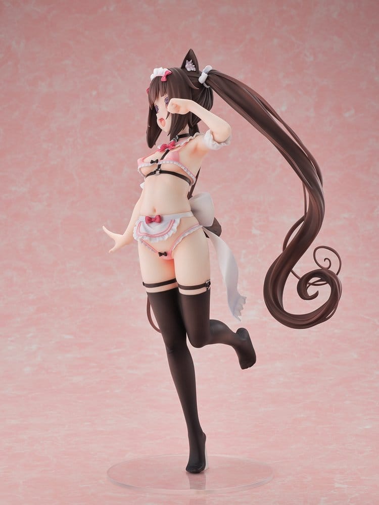 Nekopara PVC-figur 1/5.5 Chocola Micro Bikini Maid -STD Edition- 30 cm