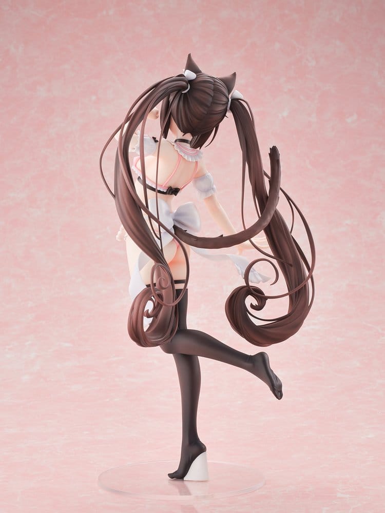 Nekopara PVC-figur 1/5.5 Chocola Micro Bikini Maid -STD Edition- 30 cm