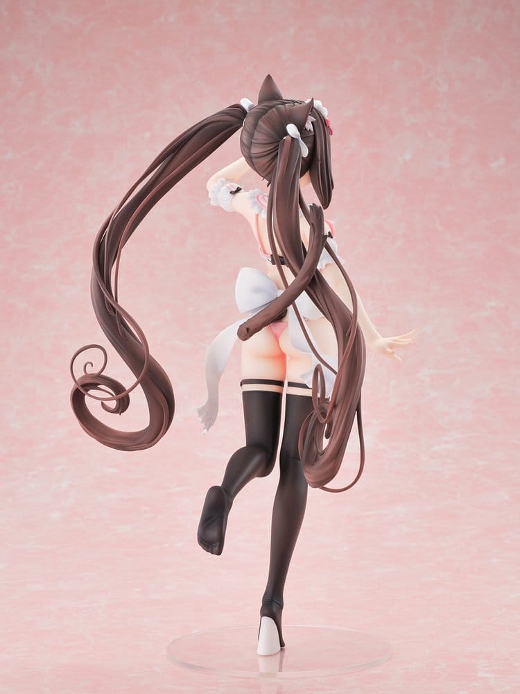 Nekopara PVC-figur 1/5.5 Chocola Micro Bikini Maid -STD Edition- 30 cm