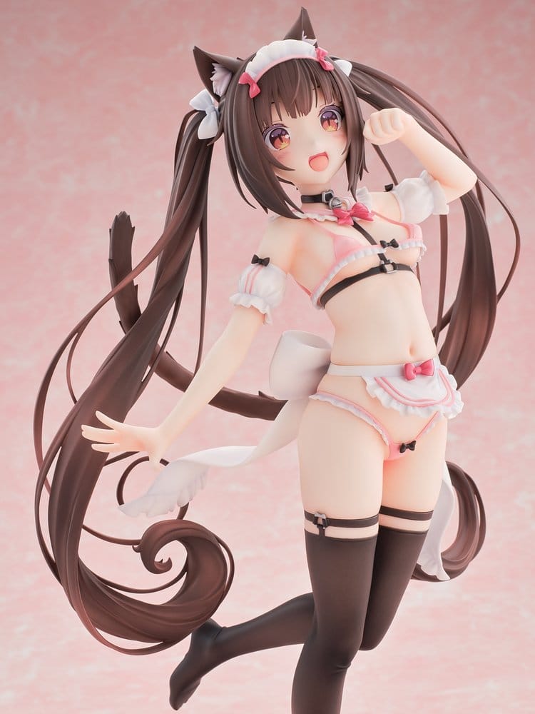 Nekopara PVC-figur 1/5.5 Chocola Micro Bikini Maid -STD Edition- 30 cm