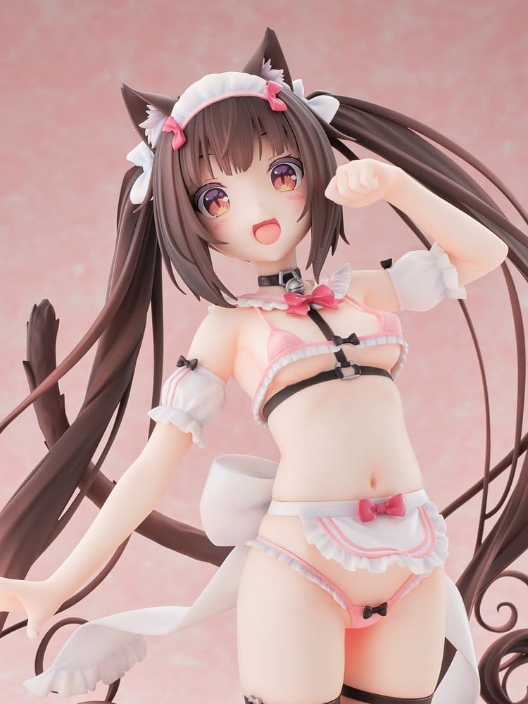 Nekopara PVC-figur 1/5.5 Chocola Micro Bikini Maid -STD Edition- 30 cm