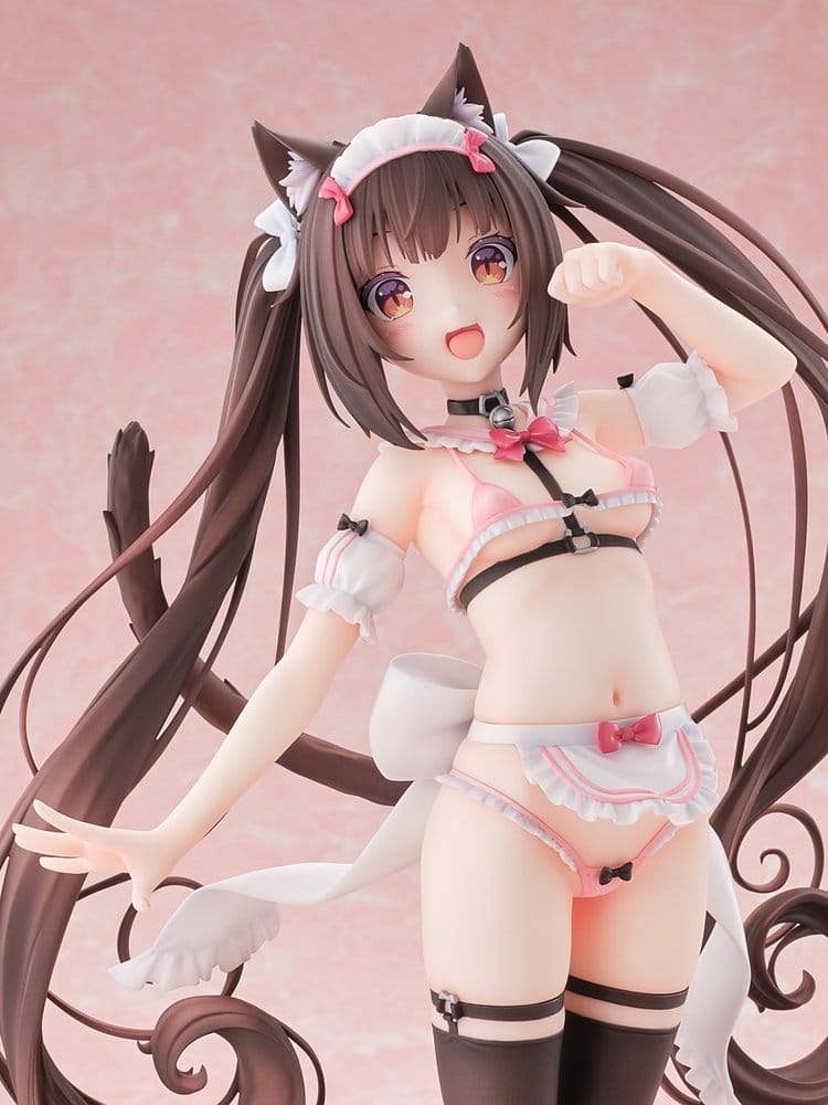 Nekopara PVC-figur 1/5.5 Chocola Micro Bikini Maid -STD Edition- 30 cm
