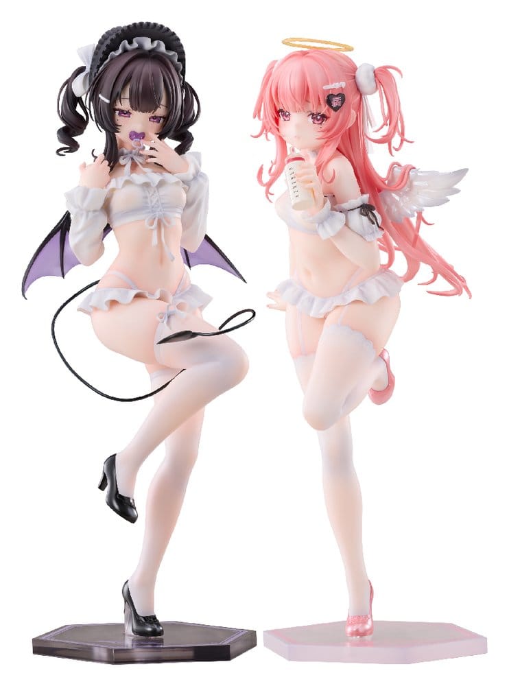 Original Character PVC-figurer 1/6 2-pack Shino & Aimu Illustrerad av RIKO 30 cm