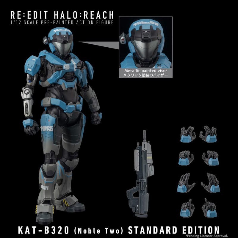 Halo: Reach Action Figure 1/12 Kat-B320 (Noble Two) 18 cm 1000toys