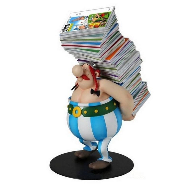 Asterix Collectoys Staty Obelix 21 cm - Samlarobjekt Plastoy