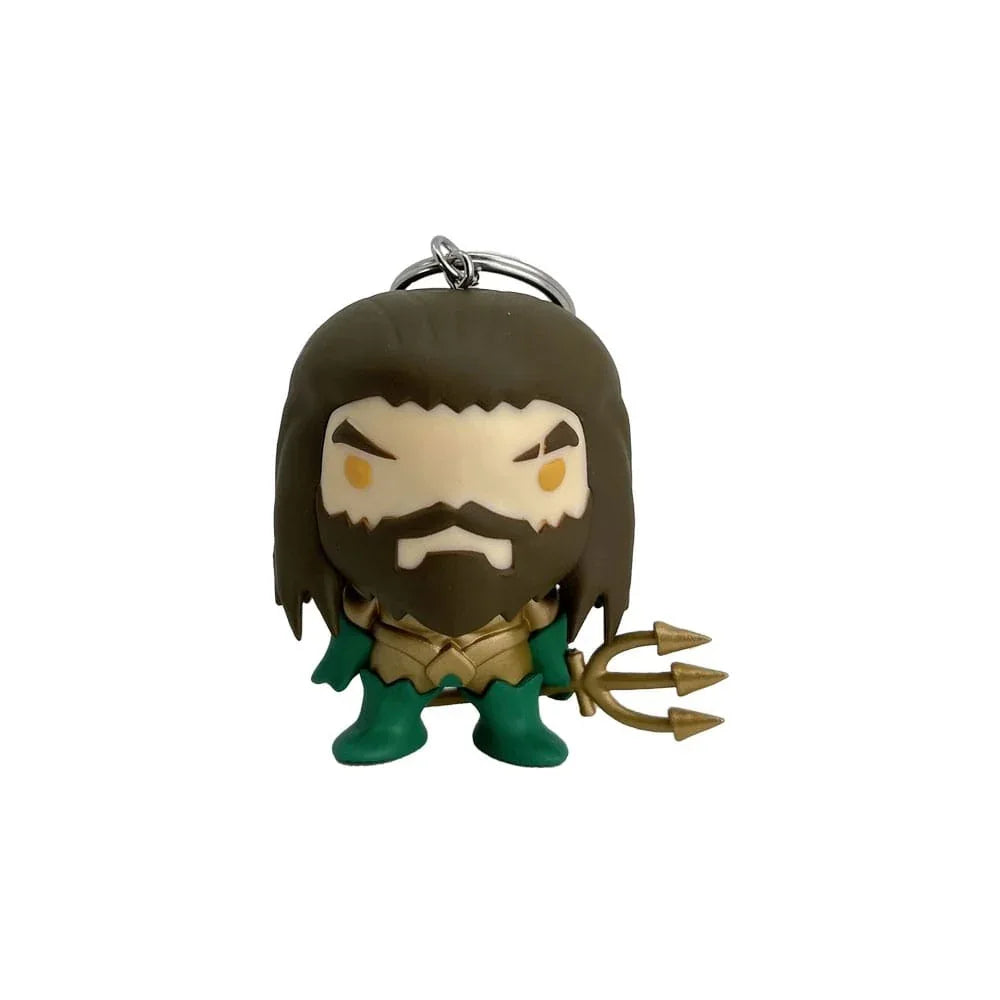 Aquaman Nyckelring Chibi 12 cm – Detaljerad och Handmålad Plastoy