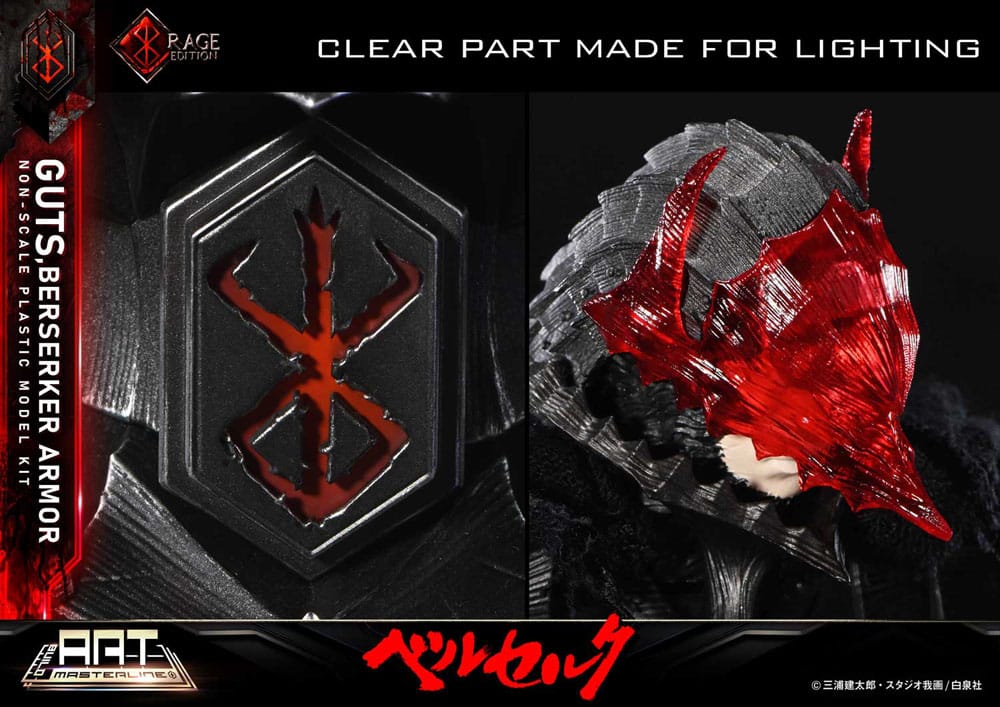 Berserk Plastbyggsats Art Masterline Modellkit Guts Berserker Armor Rage 30 cm Prime 1 Studio