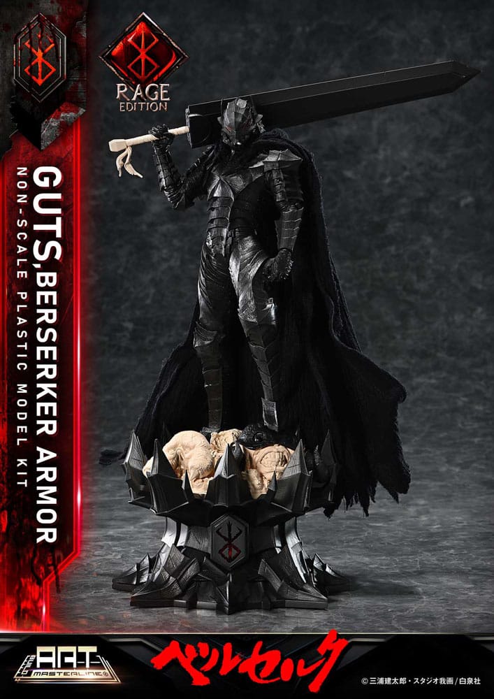 Berserk Plastbyggsats Art Masterline Modellkit Guts Berserker Armor Rage 30 cm Prime 1 Studio