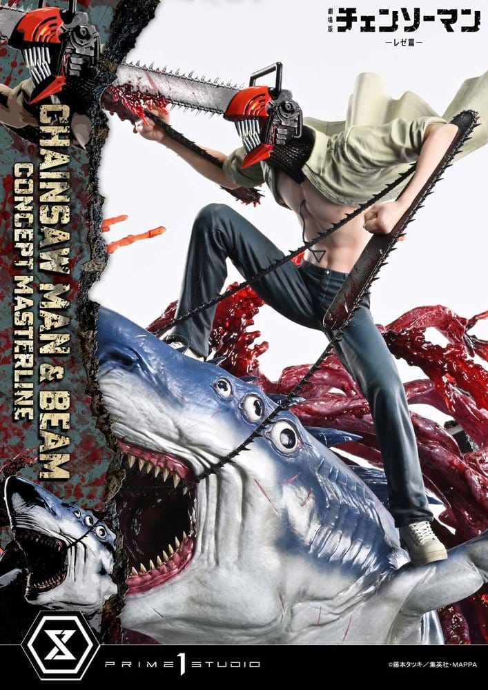 Chainsaw Man Concept Masterline Series Statue 1/6 Chainsaw Man & Beam 73 cm
