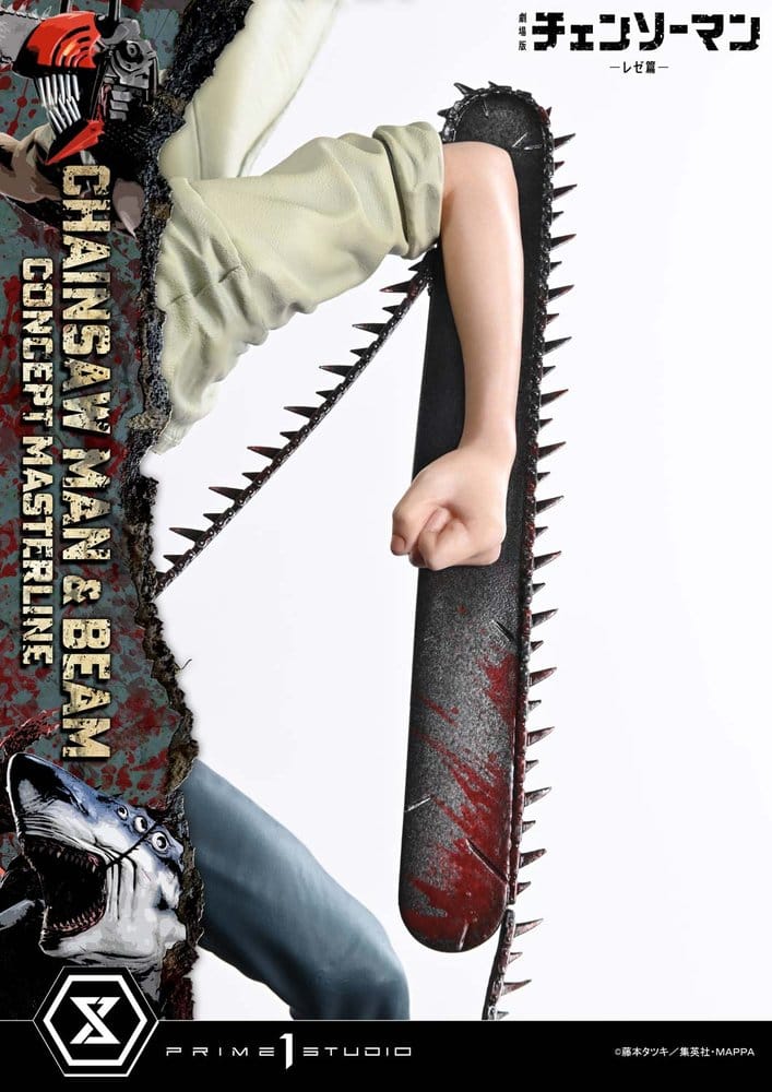 Chainsaw Man Concept Masterline Series Statue 1/6 Chainsaw Man & Beam 73 cm