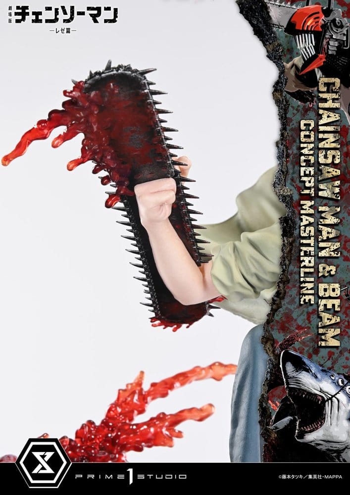 Chainsaw Man Concept Masterline Series Statue 1/6 Chainsaw Man & Beam Bonus Version 73 cm