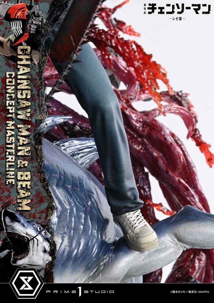 Chainsaw Man Concept Masterline Series Statue 1/6 Chainsaw Man & Beam Bonus Version 73 cm