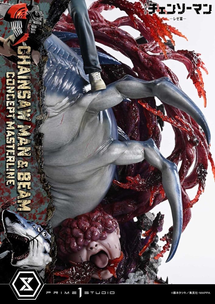 Chainsaw Man Concept Masterline Series Statue 1/6 Chainsaw Man & Beam Bonus Version 73 cm