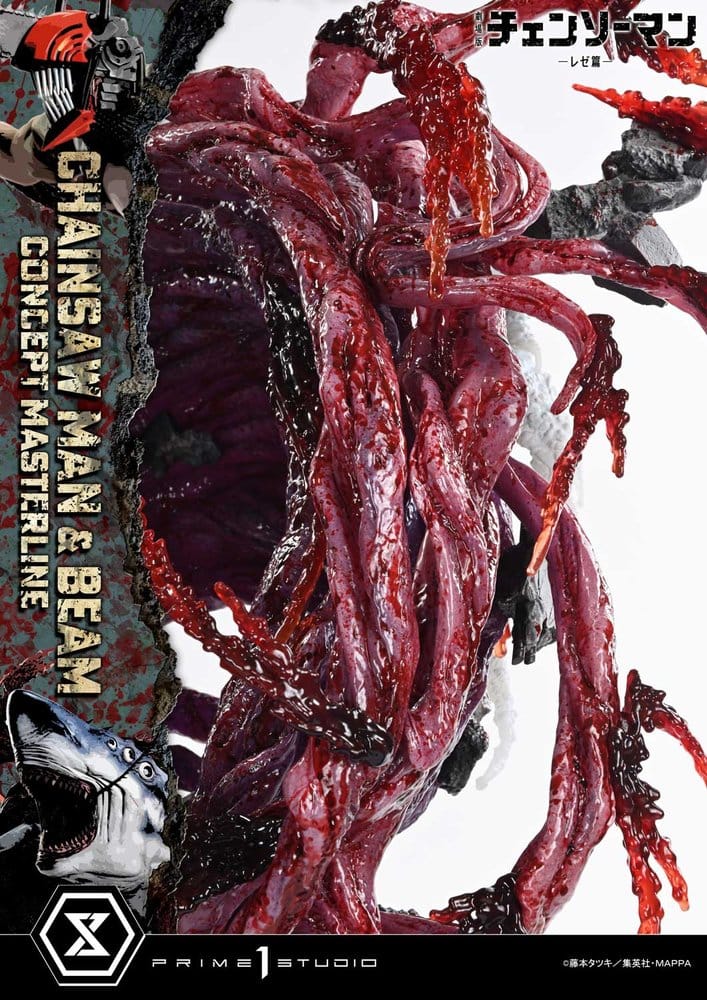 Chainsaw Man Concept Masterline Series Statue 1/6 Chainsaw Man & Beam Bonus Version 73 cm
