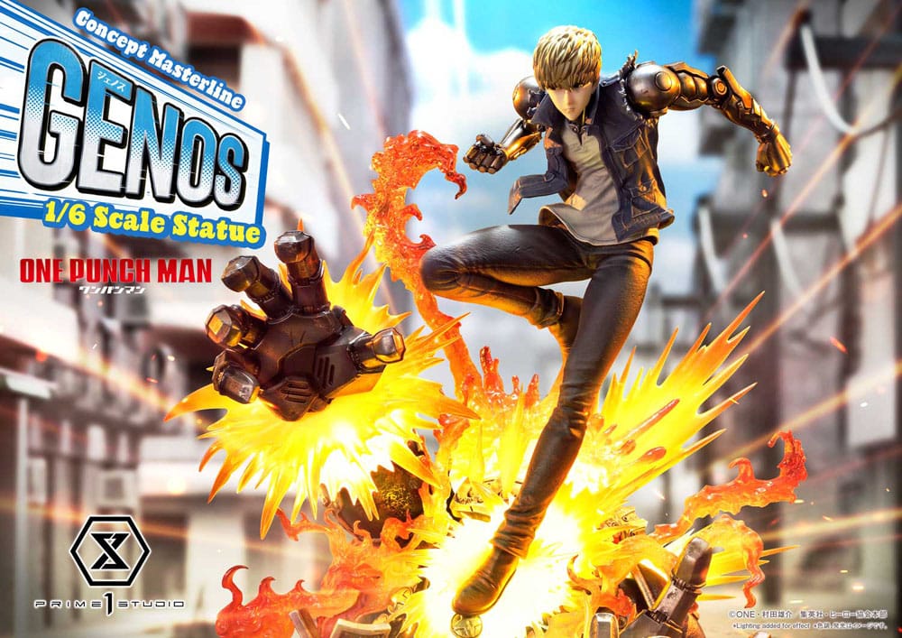 One Punch Man Concept Masterline Serie Figur 1/6 Genos Bonusversion 33 cm