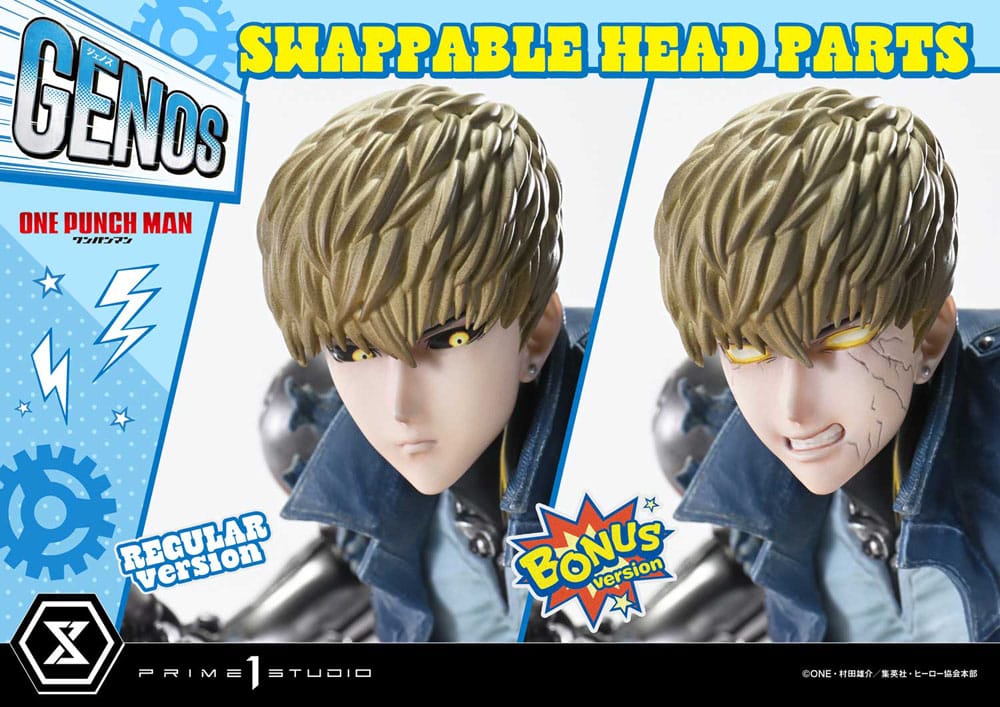 One Punch Man Concept Masterline Serie Figur 1/6 Genos Bonusversion 33 cm