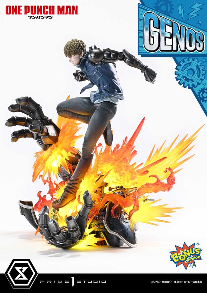 One Punch Man Concept Masterline Serie Figur 1/6 Genos Bonusversion 33 cm