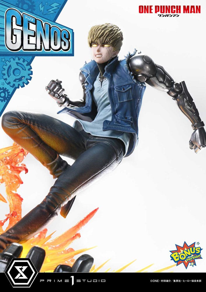 One Punch Man Concept Masterline Serie Figur 1/6 Genos Bonusversion 33 cm