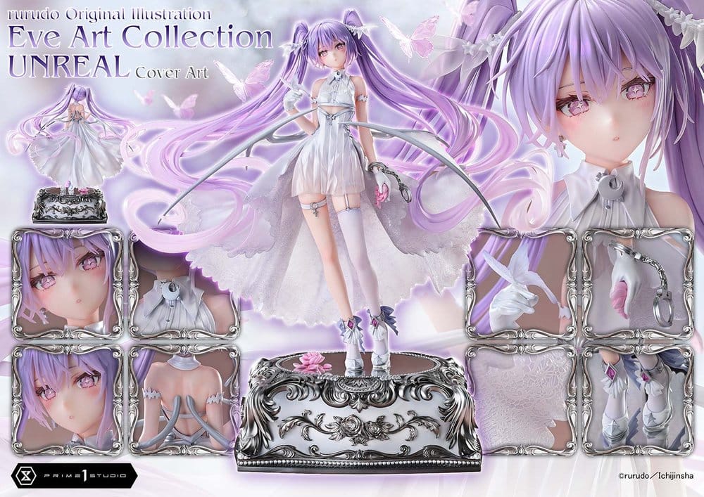 Original Illustration Concept Masterline Figur 1/5 Eve Art Collection UNREAL Cover Art 42 cm