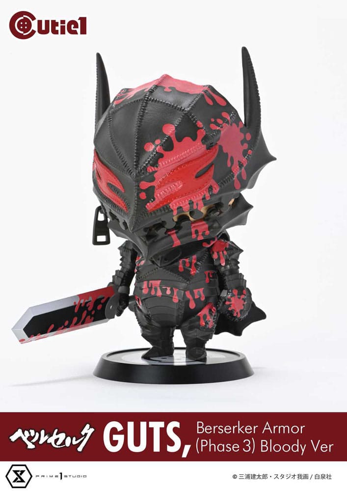 Berserk Cutie1 PVC Figur Guts Berserker Armor (Phase 3) Bloody Ver. 12 cm Prime 1 Studio