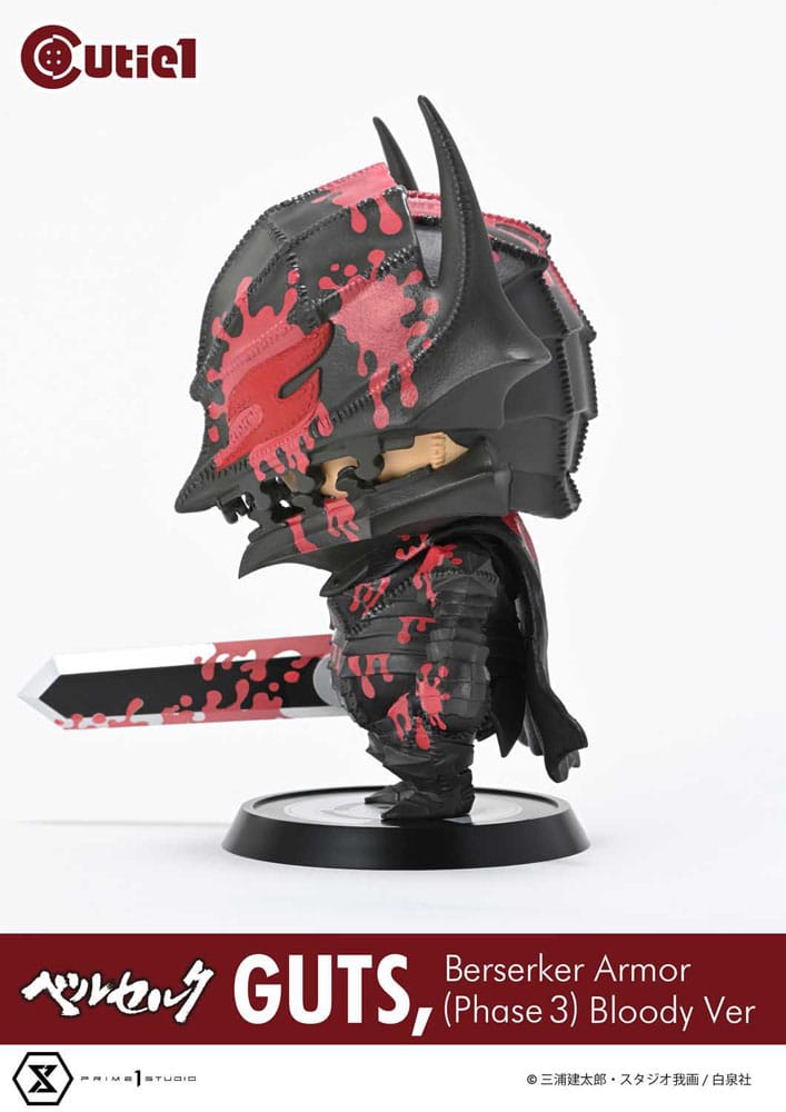 Berserk Cutie1 PVC Figur Guts Berserker Armor (Phase 3) Bloody Ver. 12 cm Prime 1 Studio
