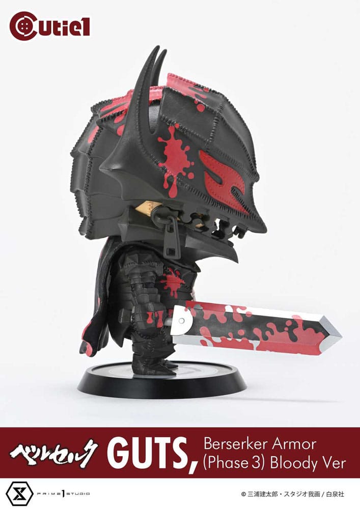 Berserk Cutie1 PVC Figur Guts Berserker Armor (Phase 3) Bloody Ver. 12 cm Prime 1 Studio