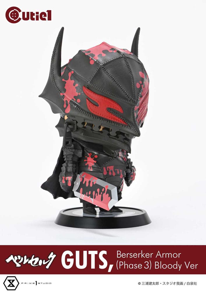 Berserk Cutie1 PVC Figur Guts Berserker Armor (Phase 3) Bloody Ver. 12 cm Prime 1 Studio