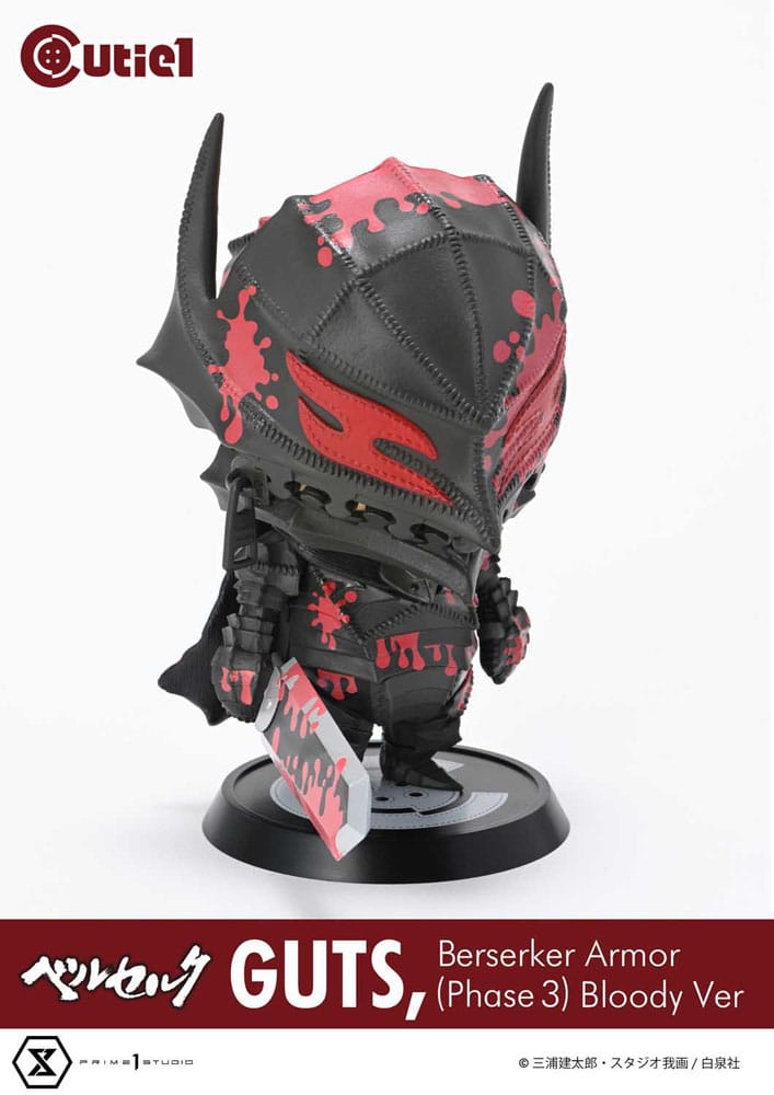 Berserk Cutie1 PVC Figur Guts Berserker Armor (Phase 3) Bloody Ver. 12 cm Prime 1 Studio