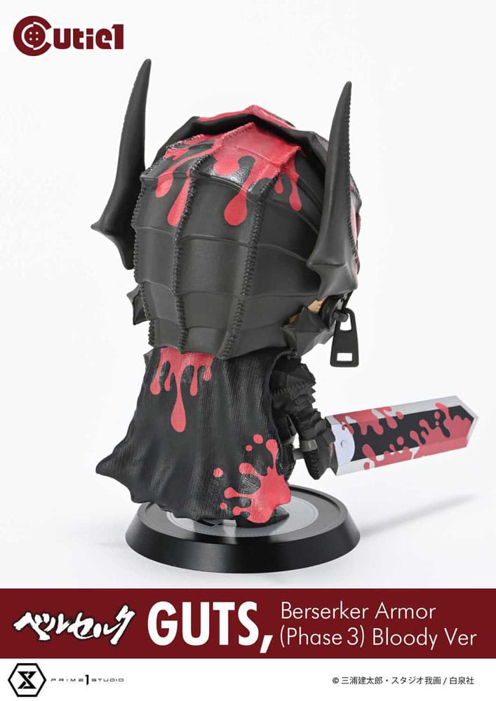 Berserk Cutie1 PVC Figur Guts Berserker Armor (Phase 3) Bloody Ver. 12 cm Prime 1 Studio