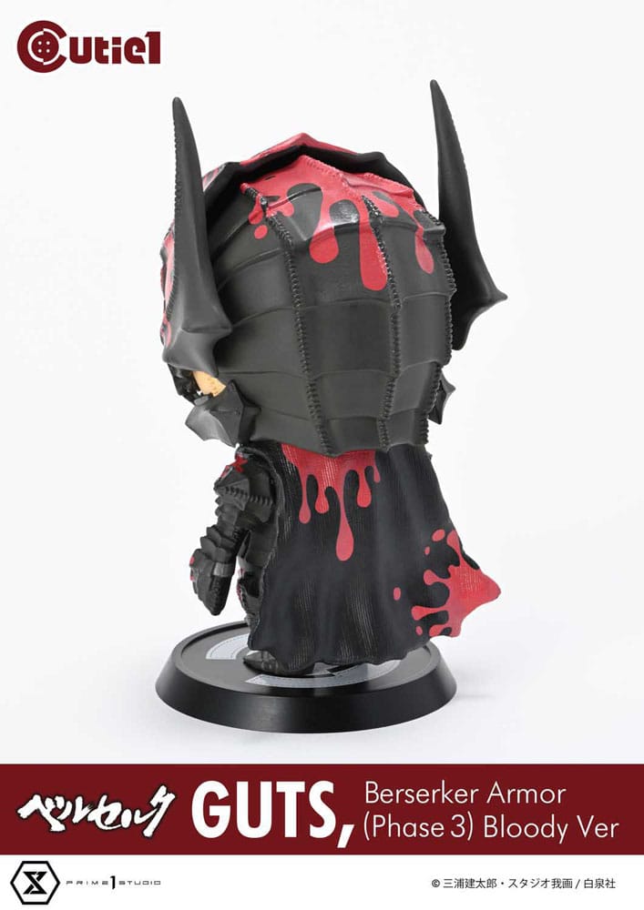 Berserk Cutie1 PVC Figur Guts Berserker Armor (Phase 3) Bloody Ver. 12 cm Prime 1 Studio