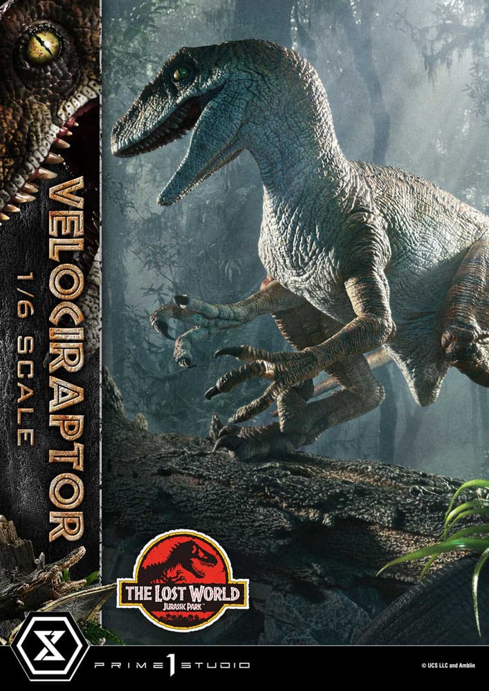 Jurassic Park II Legacy Museum Collection Statue 1/6 Velociraptor Bonus Version 41 cm