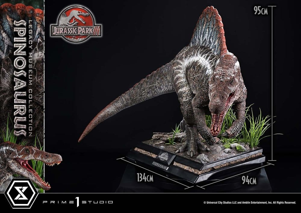 Jurassic Park Legacy Museum Collection Statue 1/6 Spinosaurus 134 cm