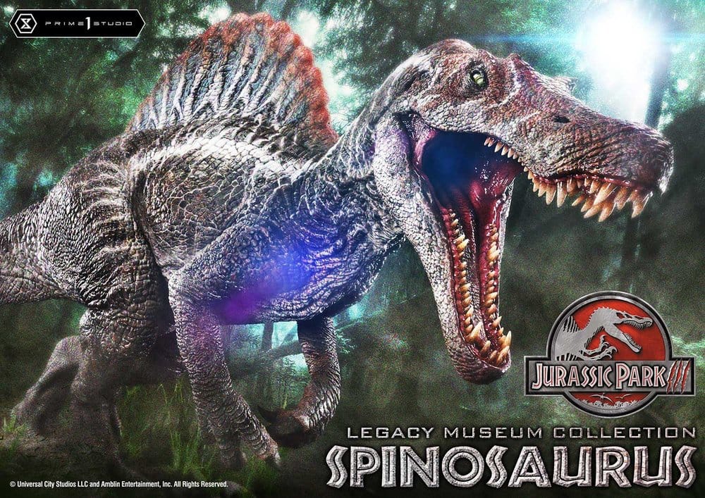 Jurassic Park Legacy Museum Collection Statue 1/6 Spinosaurus Bonus Version 134 cm
