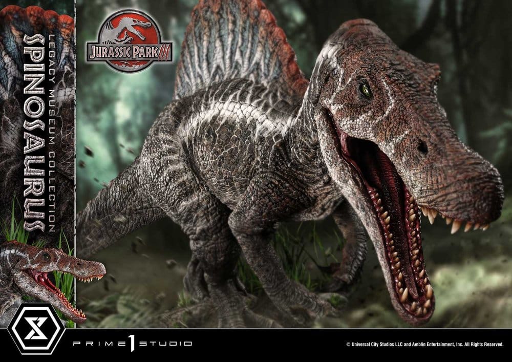 Jurassic Park Legacy Museum Collection Statue 1/6 Spinosaurus Bonus Version 134 cm