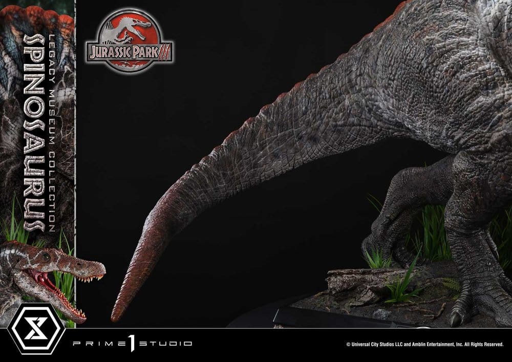 Jurassic Park Legacy Museum Collection Statue 1/6 Spinosaurus Bonus Version 134 cm