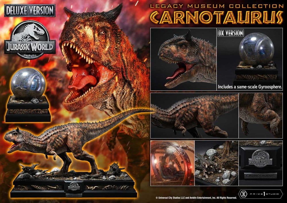 Jurassic World: Fallen Kingdom Legacy Museum Collection Statue 1/15 Carnotaurus Deluxe 38 cm