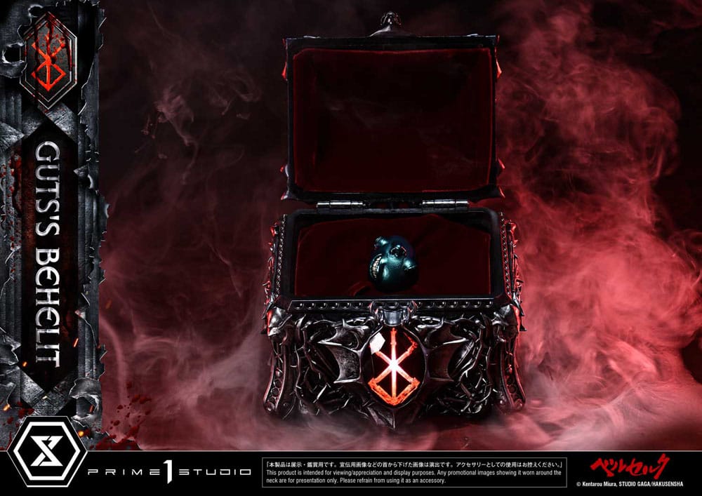 Berserk Life Scale Figur Guts Behelit 5 cm Prime 1 Studio